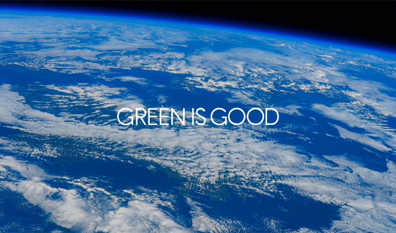 GREEN IS GOODのビジュアル