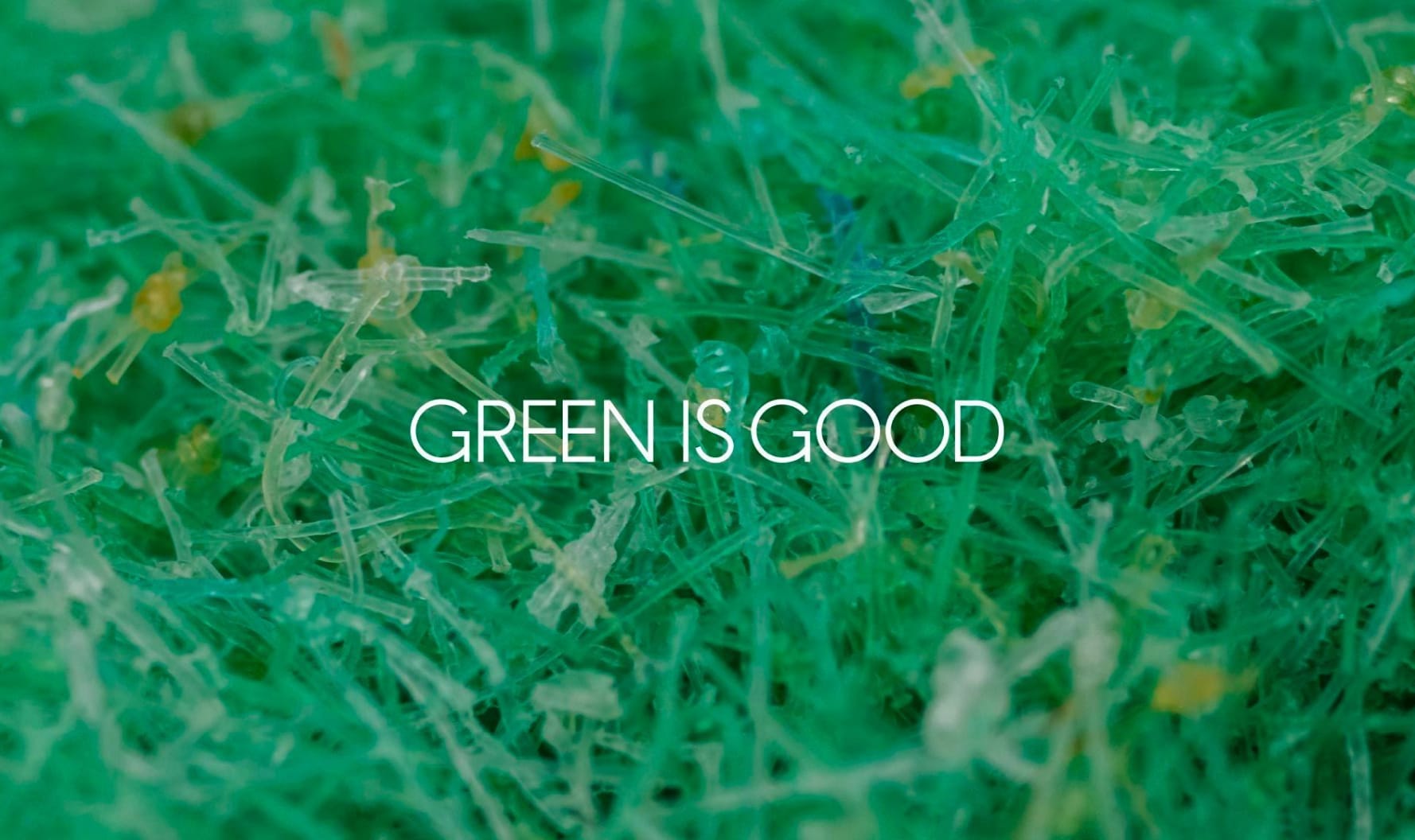 Visual of GREEN IS GOOD