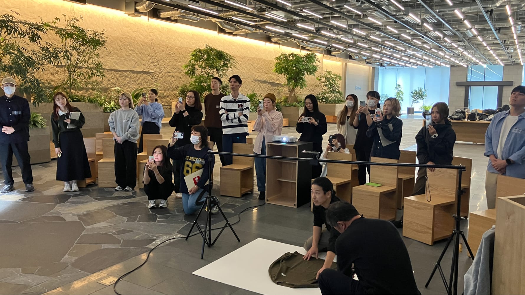 撮影研修の様子