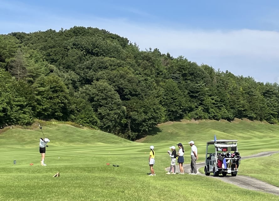ジュニアチャレンジゴルフ大会の様子