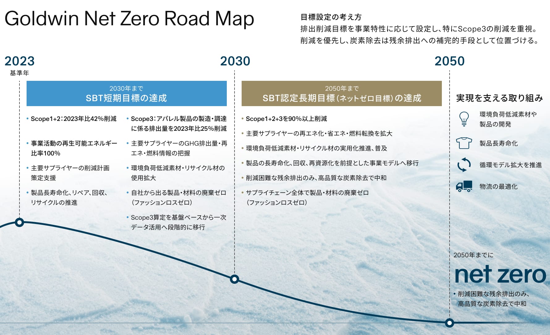 Goldwin net zero road map